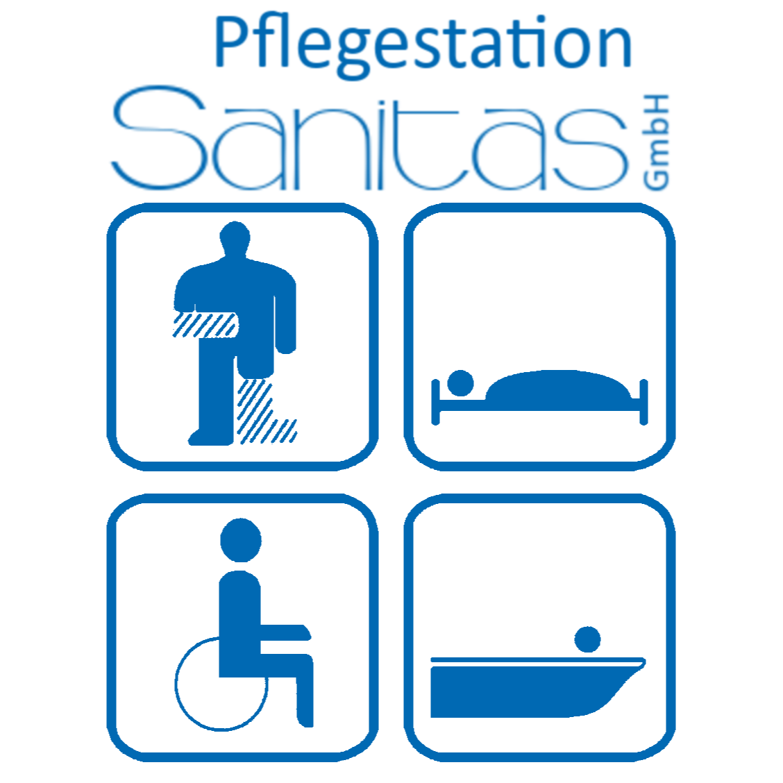 Logo von Pflegestation Sanitas GmbH