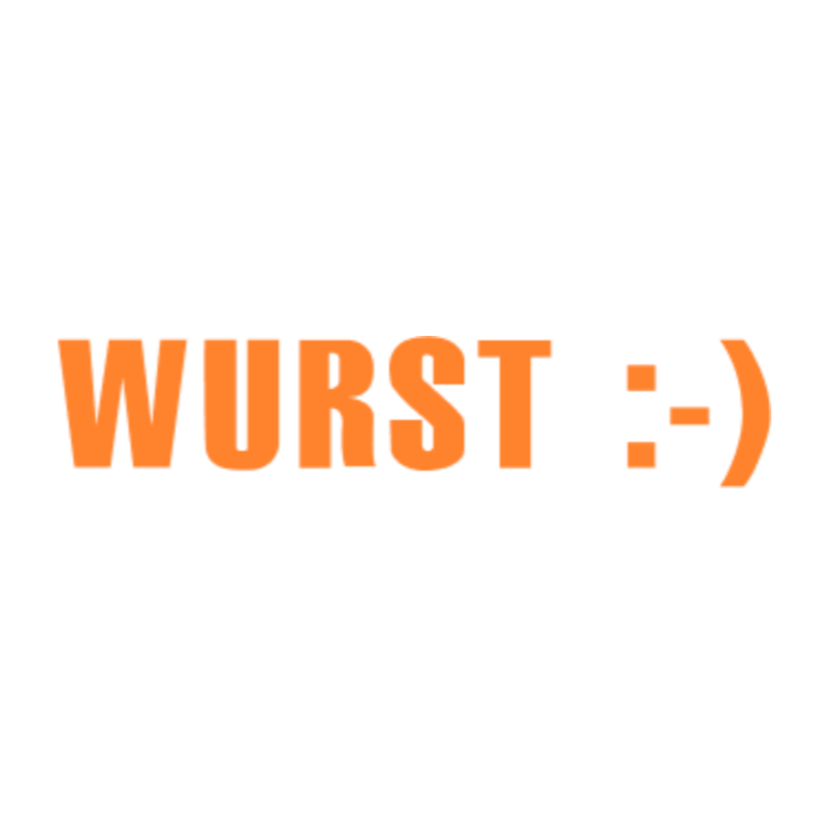 Logo von Wurst :-) am Brandenburger Tor