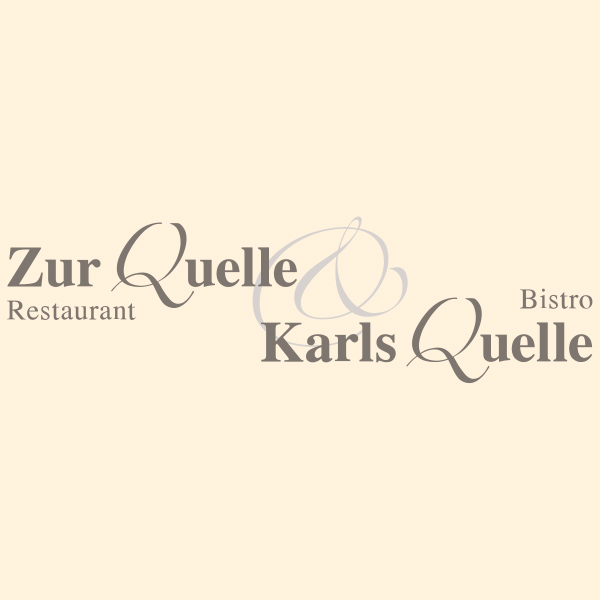 Logo von Restaurant Zur Quelle & Bistro Karls Quelle