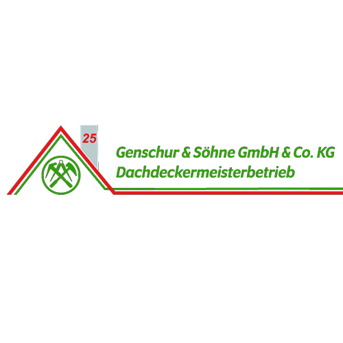 Logo von Dachdeckermeisterbetrieb Genschur & Söhne GmbH & Co. KG