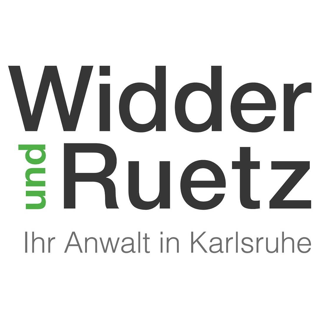 Logo von Rechtsanwaltsbüro Widder und Ruetz - Mein Anwalt Karlsruhe