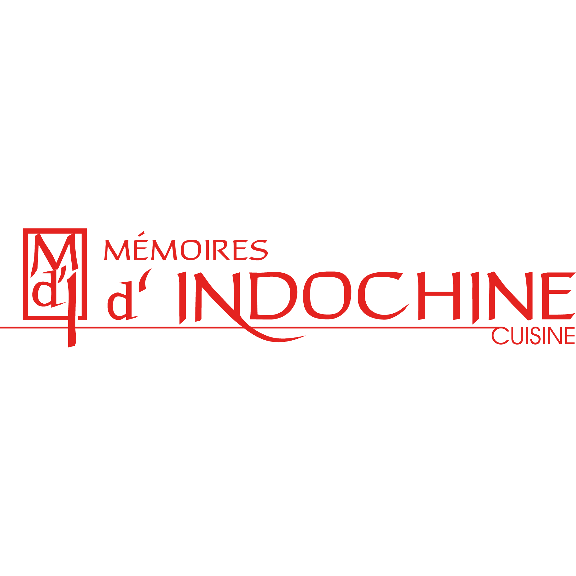 Logo von Mémoires d'Indochine am Wasserturm