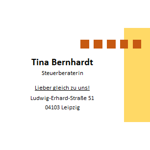 Logo von Steuerberaterin Tina Bernhardt