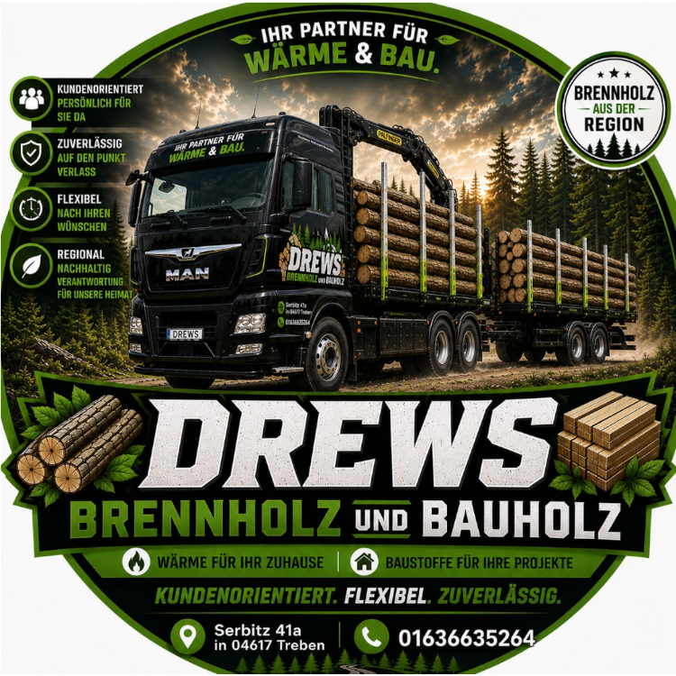 Logo von Marko Drews & Otfried Drews - Holzhandel
