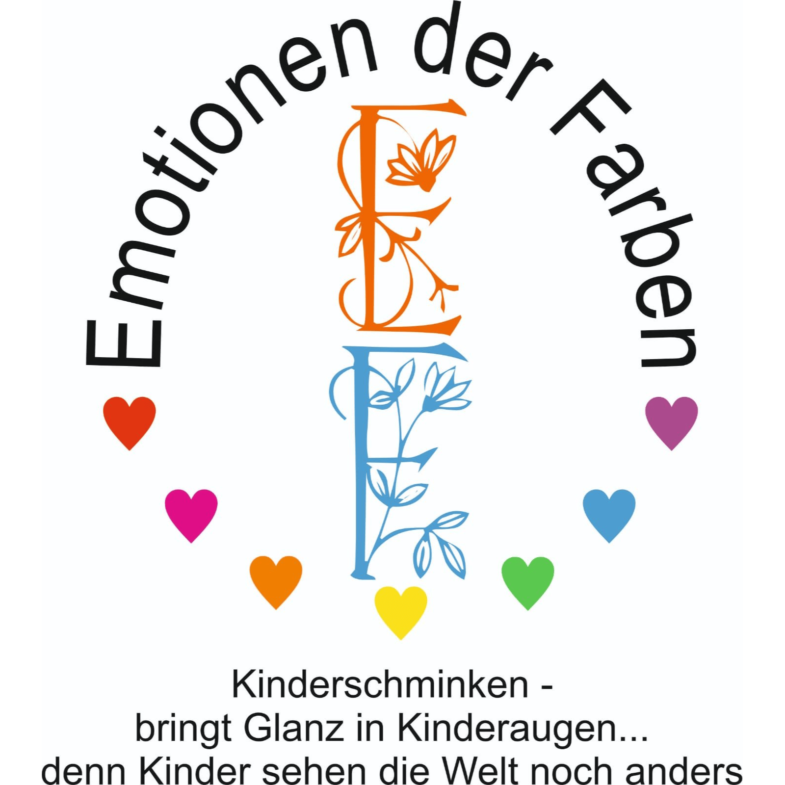 Logo von Emotionen der Farben - Kinderschminken