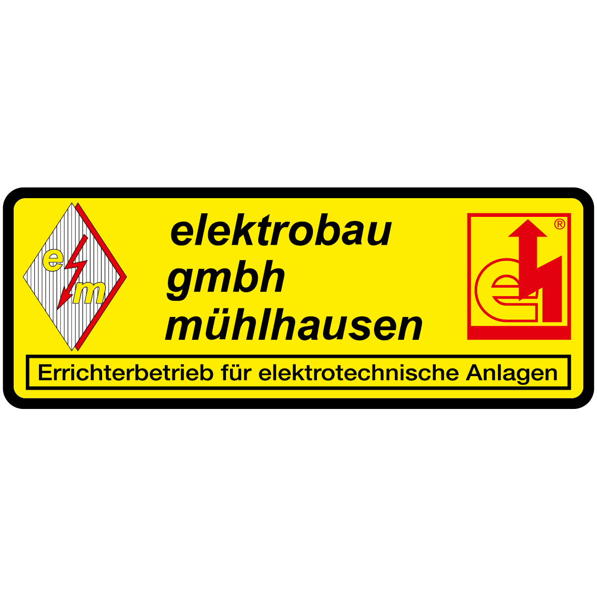 Logo von e/m elektrobau gmbh mühlhausen