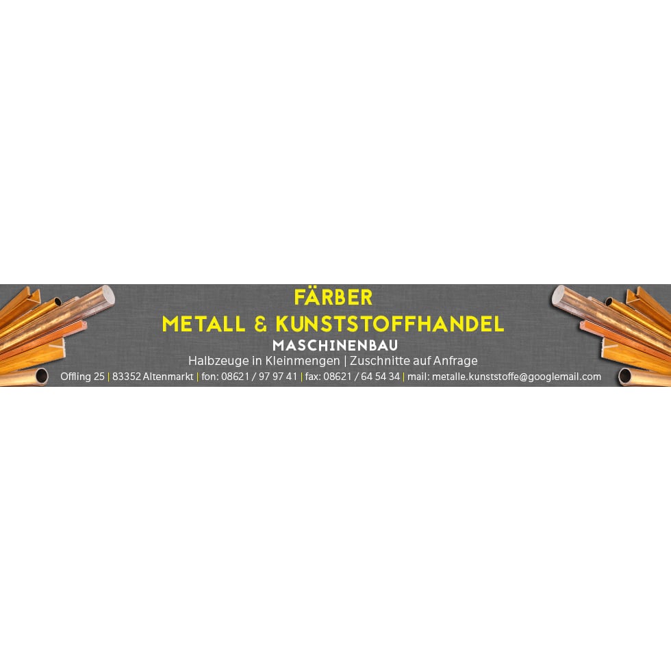 Logo von Färber Metall- und Kunststoffhandel Maschinenbau