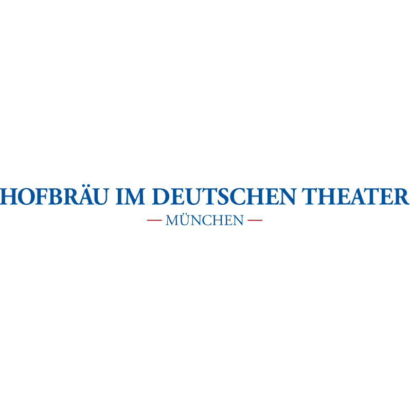 Logo von Hofbräu im Deutschen Theater