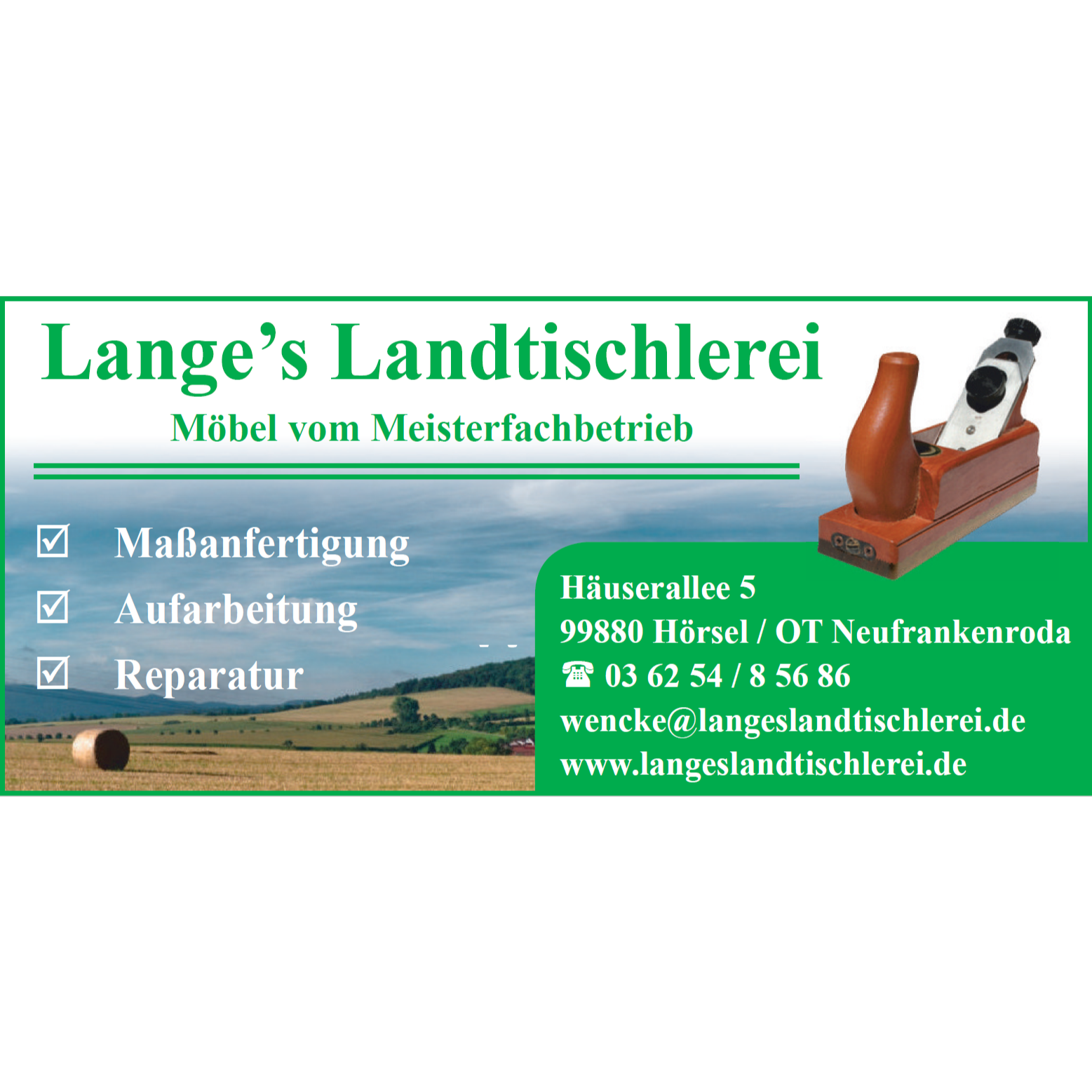 Logo von Lange's Landtischlerei