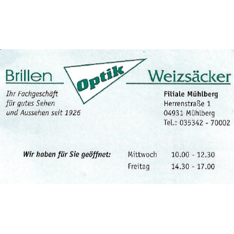 Logo von Optik Weizsäcker