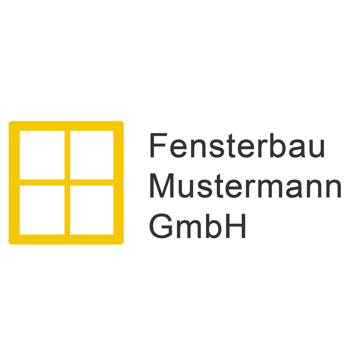 Logo von Fensterfirma Mustermann GmbH