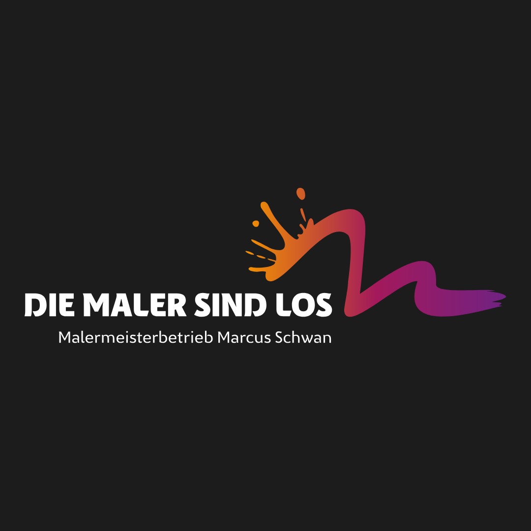 Logo von Die Maler sind los – Malermeisterbetrieb Marcus Schwan