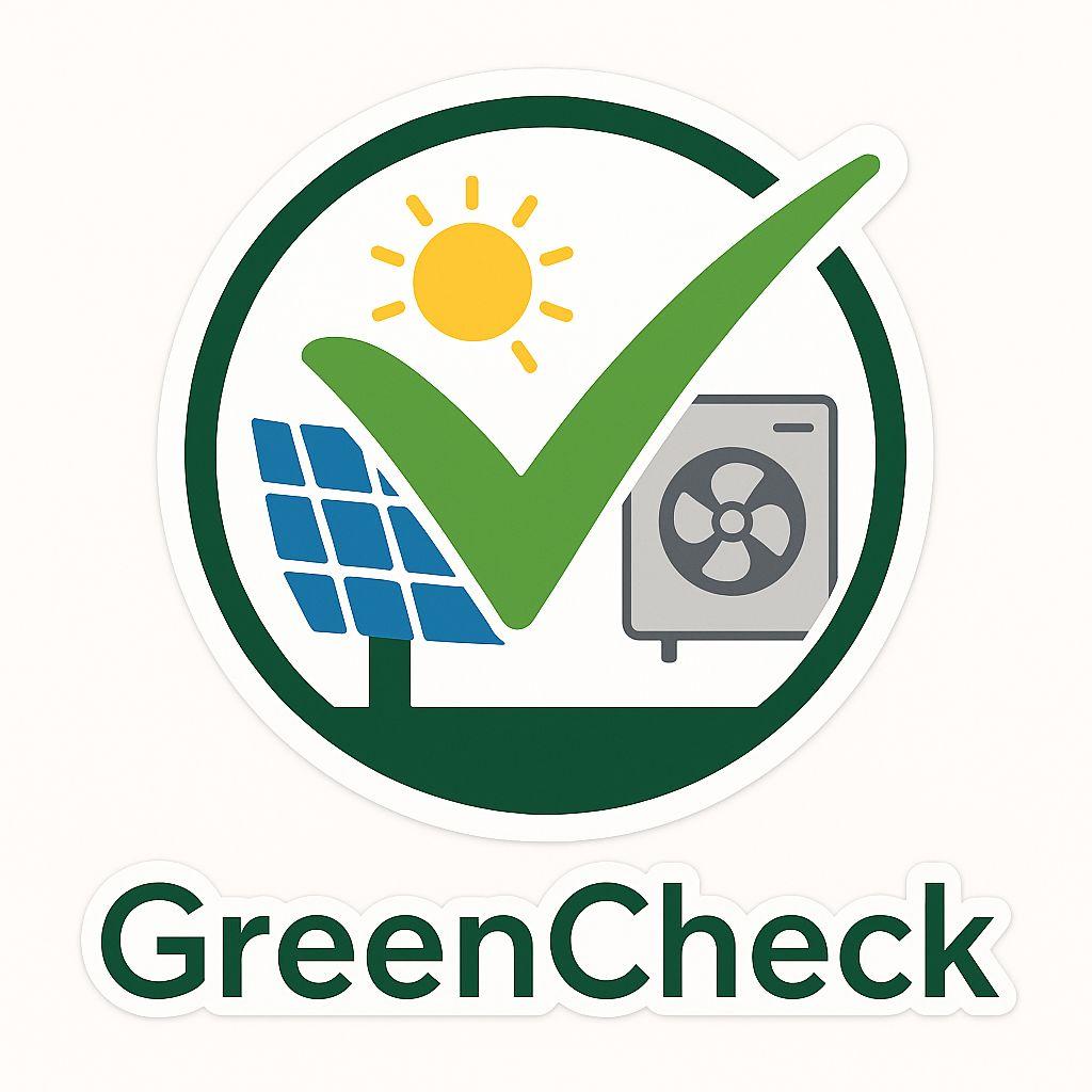 Logo von GreenCheck – Photovoltaik & Wärmepumpen-Beratung