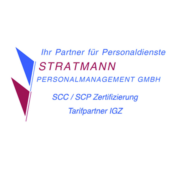 Logo von Stratmann Personalmanagement GmbH Zeitarbeit