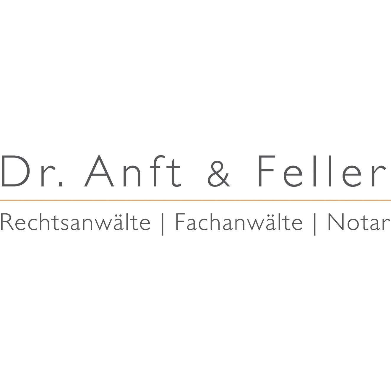Logo von Dr. Anft & Feller Rechtsanwälte Fachanwälte und Notar