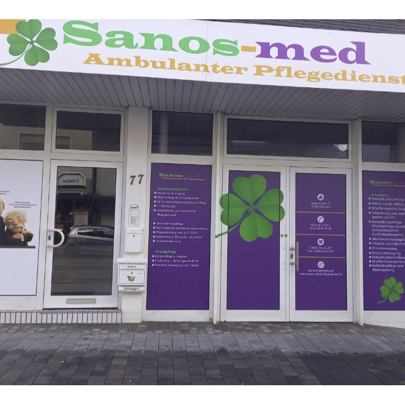 Logo von Sanos-Med Ambulanter Pflegedienst UG