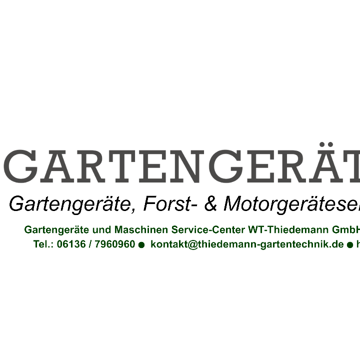 Logo von Die Gartengeräteprofis - WT-Thiedemann GmbH - Gartengeräte & Reparaturwerkstatt