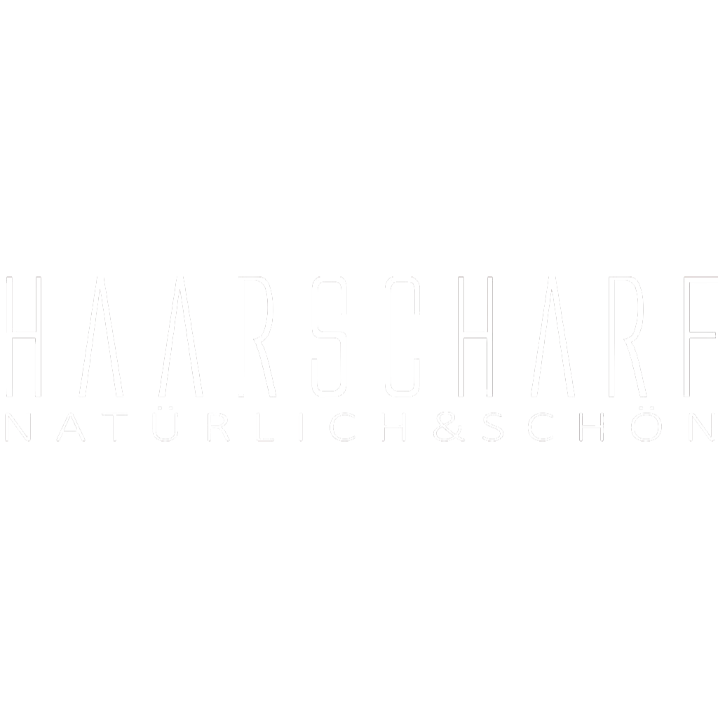Logo von Friseur HAARSCHARF natürlich & schön Chemnitz Spezialisten für Extensions und Farbtechniken, Brautstyling