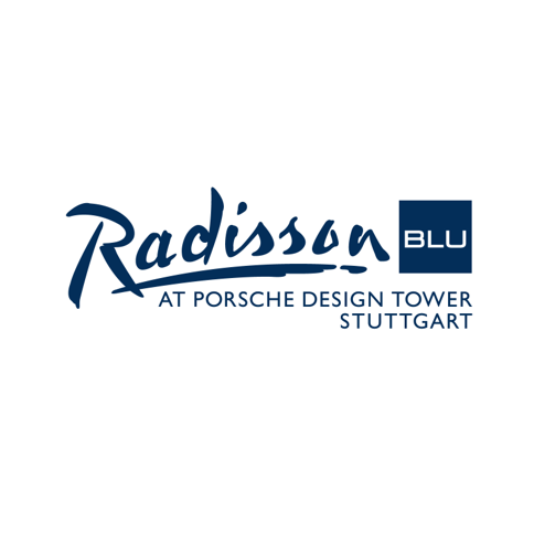 Logo von Radisson Blu Hotel at Porsche Design Tower Stuttgart