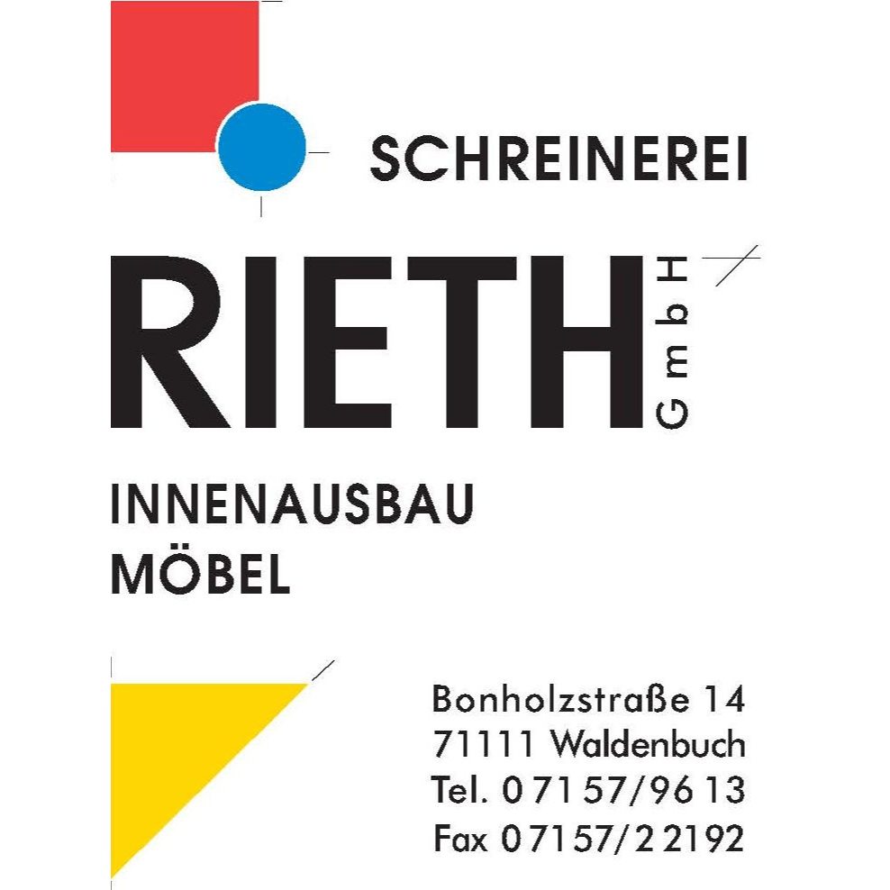 Logo von Schreinerei Klaus & Bernd Rieth GmbH