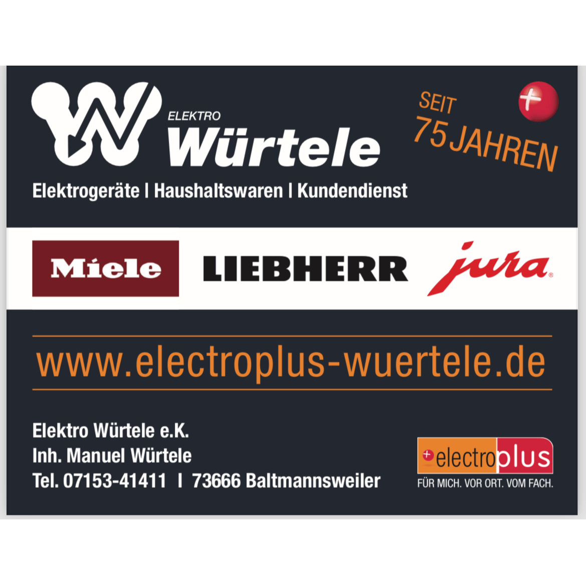 Logo von Elektro Würtele e.K.