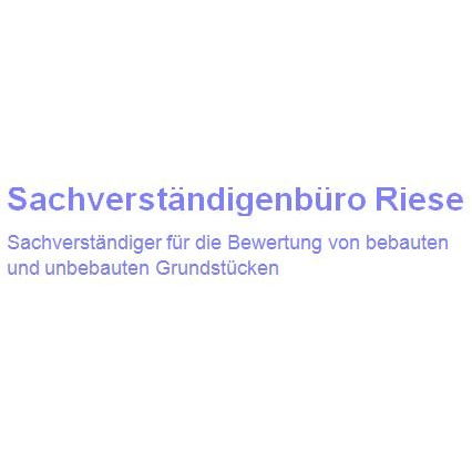 Logo von Sachverständigenbüro Riese